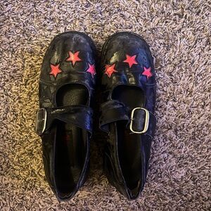 HOT TOPIC GOTH GRUNGE MARY JANE STAR SHOES